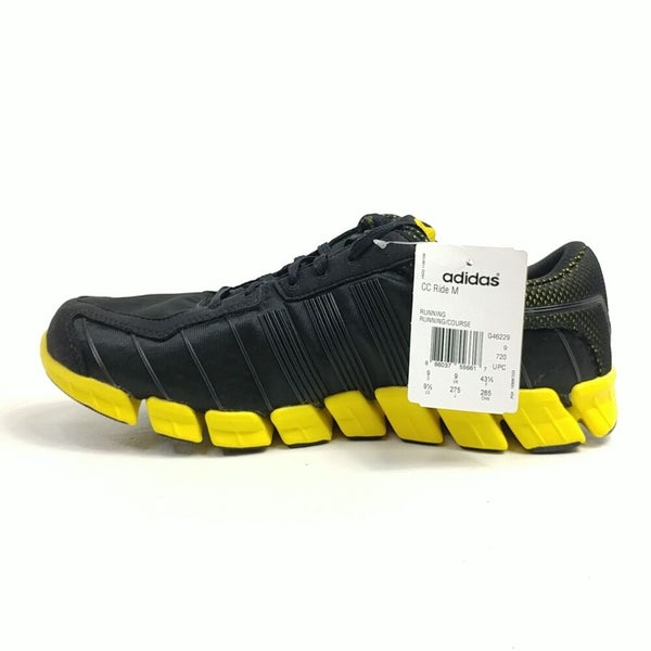 CC Ride Running Shoes Size 9.5 Black Yellow Athletic Sneaker Low | SidelineSwap