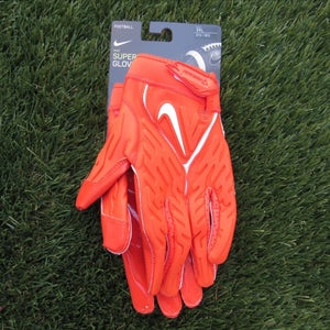 Nike Superbad Football Gloves Team Orange Men's Size 3XL XXXL