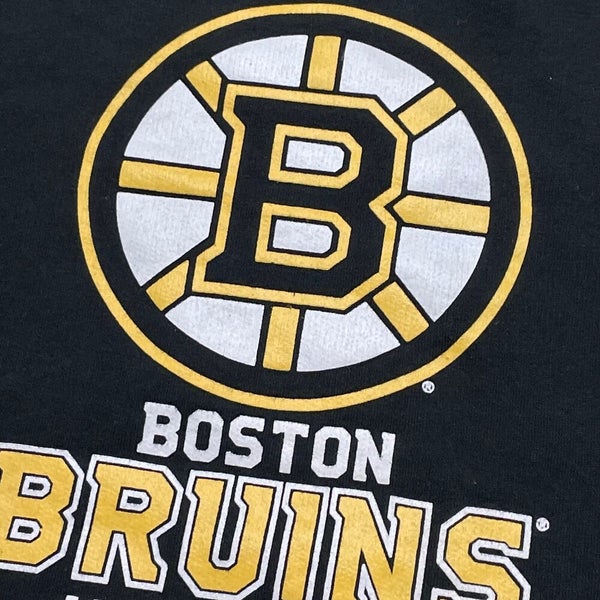 Boston Bruins Sweatshirt Youth Medium Boys Black NHL Hockey Pullover  Majestic