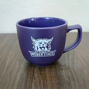 Weber State Wildcats NCAA SUPER AWESOME Large Purple Coffee Cup Mug!