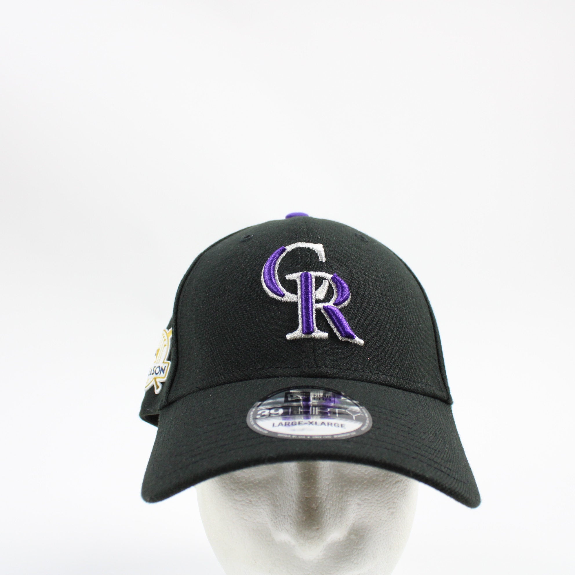 Colorado Rockies New Era Custom Black Fairway 59FIFTY Fitted Hat, 7 7/8 / Black