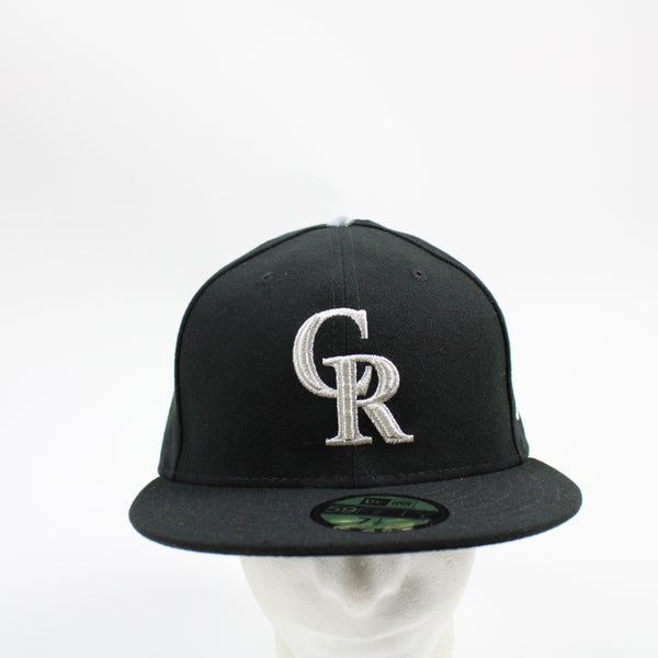 Colorado Rockies New Era Fitted Hat Unisex Black New with Tags 7-1