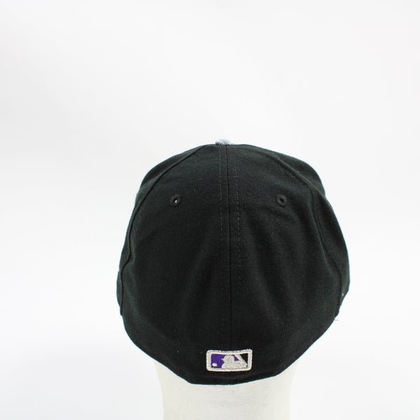 Colorado Rockies New Era Fitted Hat Unisex Black New with Tags 7-1