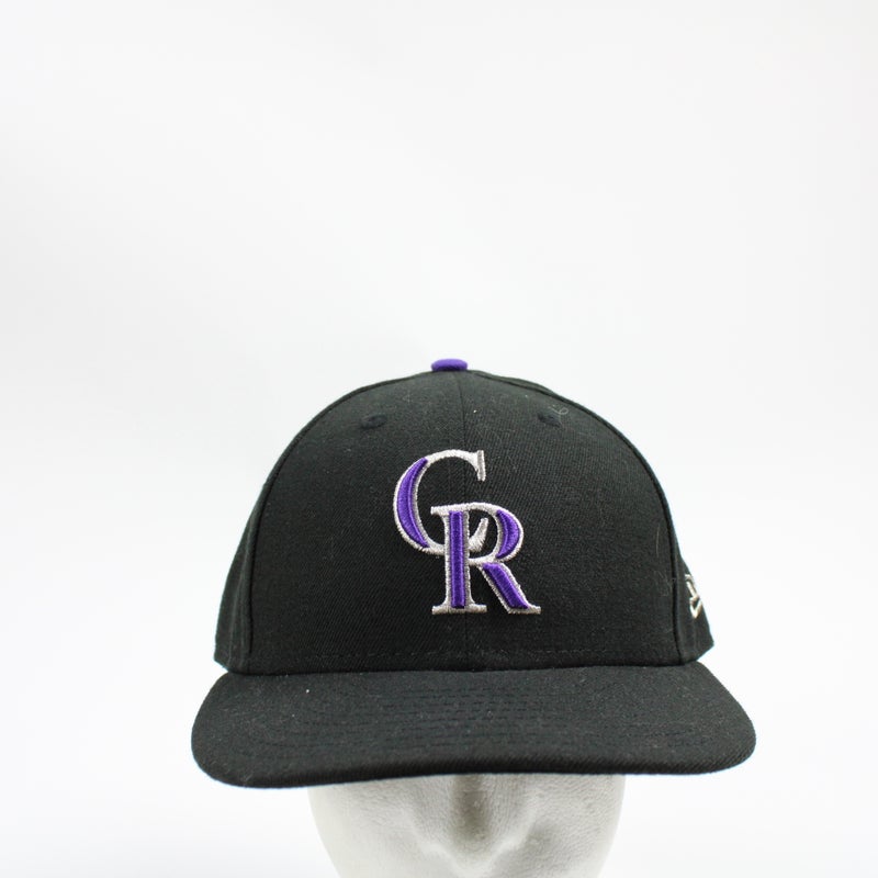 Colorado Rockies New Era Fitted Hat Unisex Black New with Tags 7-1