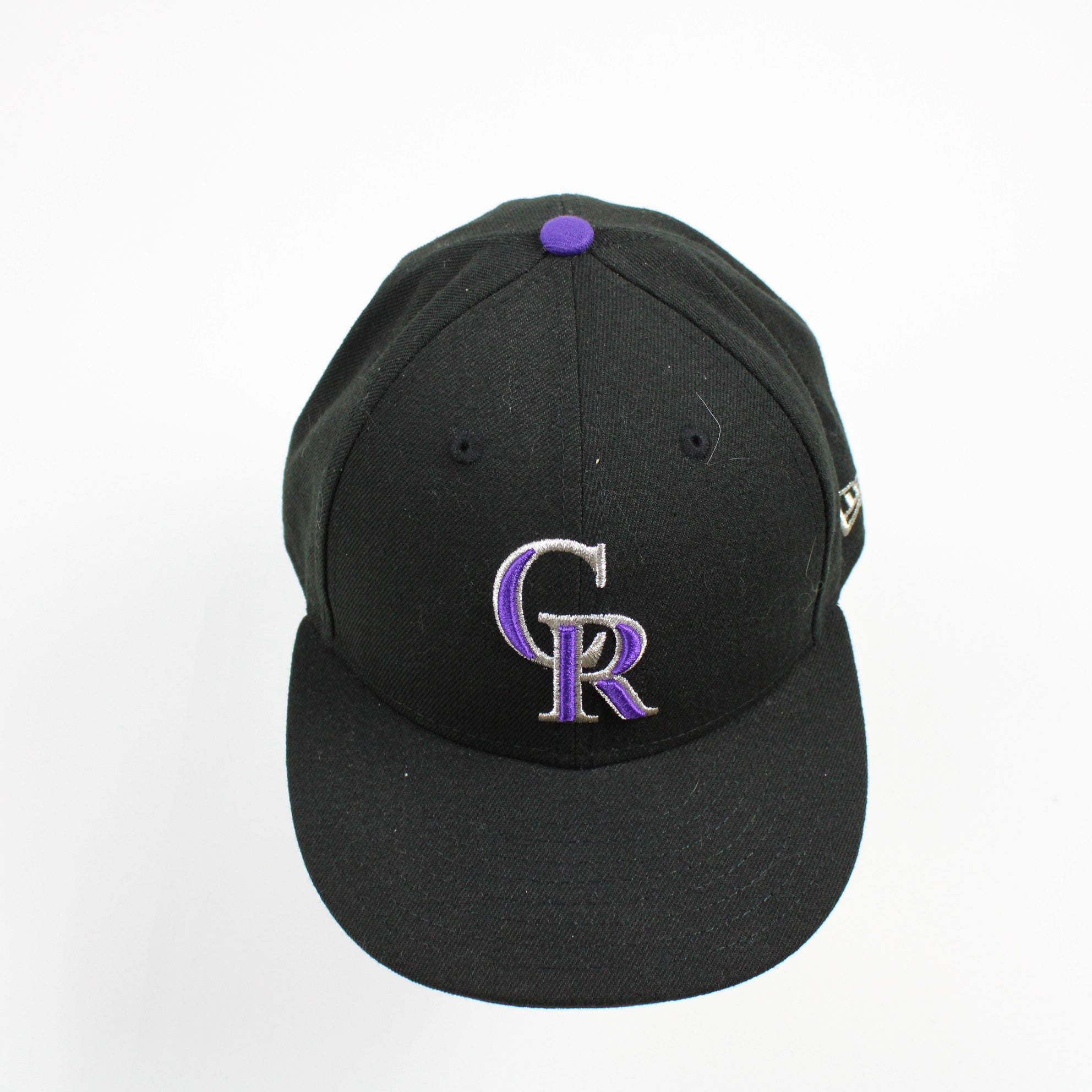 Colorado Rockies New Era Custom Black Fairway 59FIFTY Fitted Hat, 7 7/8 / Black