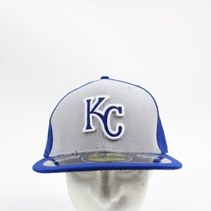 Kansas City Royals 47 Brand Fitted Hat Unisex Blue/Gray New with Tags 7-1/2