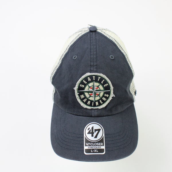 Men's Seattle Mariners New Era Khaki Golfer Adjustable Hat