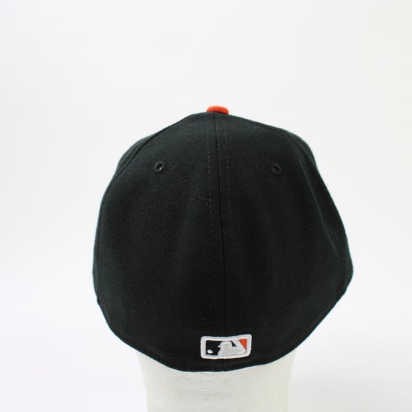 Baltimore Orioles New Era Fitted Hat Unisex Black/White New without Tags  7-1/2