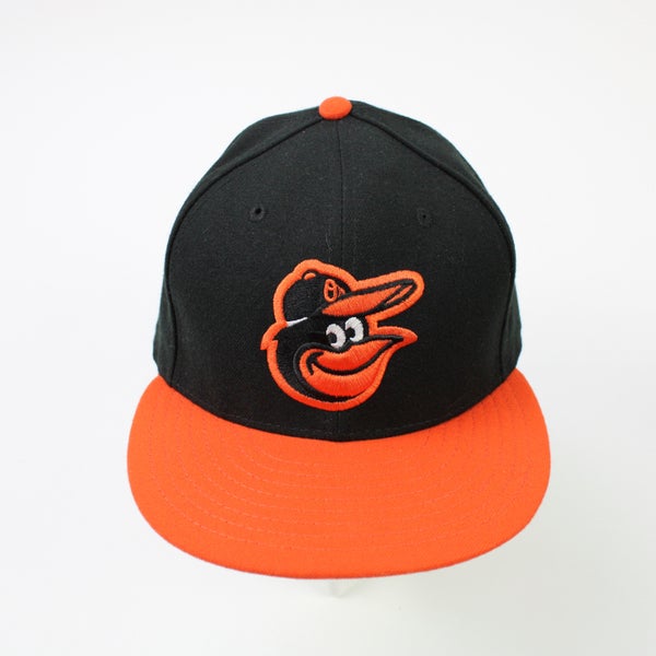 Baltimore Orioles New Era Fitted Hat Unisex Black/White New without Tags  7-1/2