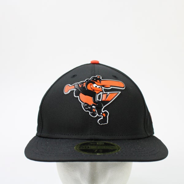 Baltimore Orioles New Era Fitted Hat Unisex Black/Orange New with Tags  7-1/2