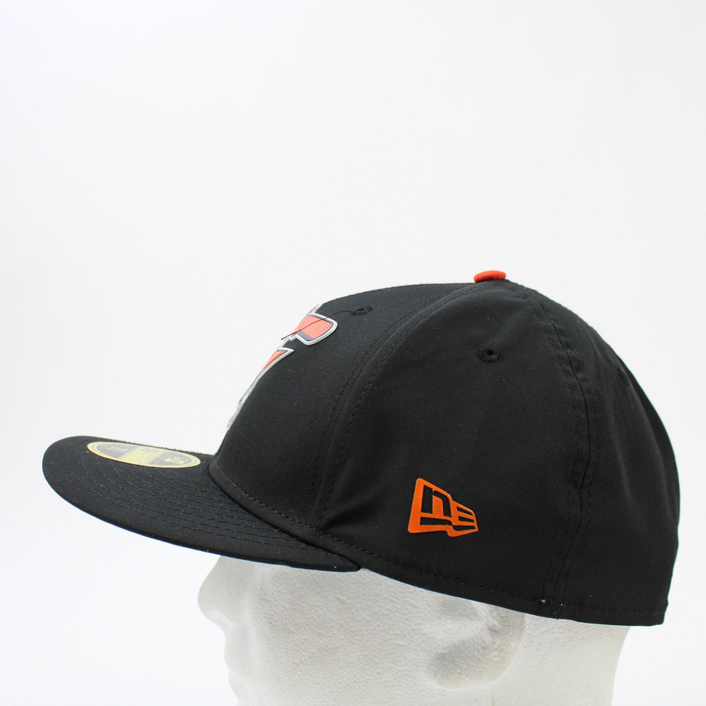 New Era 59FIFTY Baltimore Orioles 25th Anniversary Patch Jersey Hat- Black, Orange Black/Orange / 7