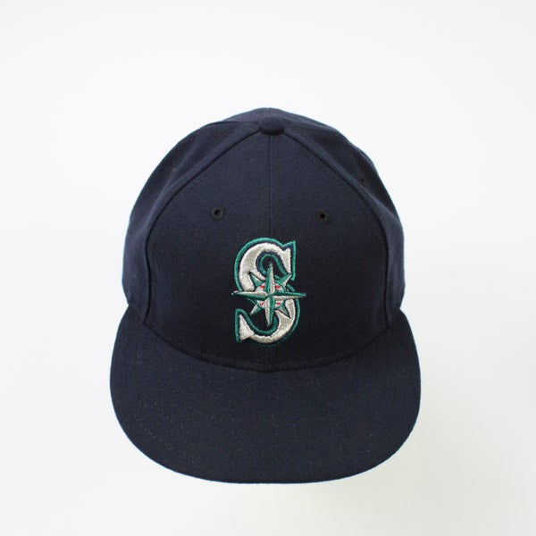 Vintage Seattle Mariners New Era Fitted Hat Size 71/2 