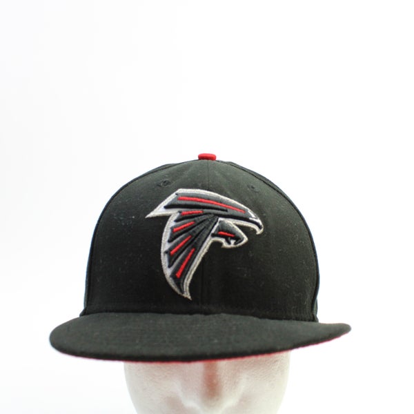 Atlanta Falcons Retro New Era 59Fifty Fitted Hat (Black Gray Under