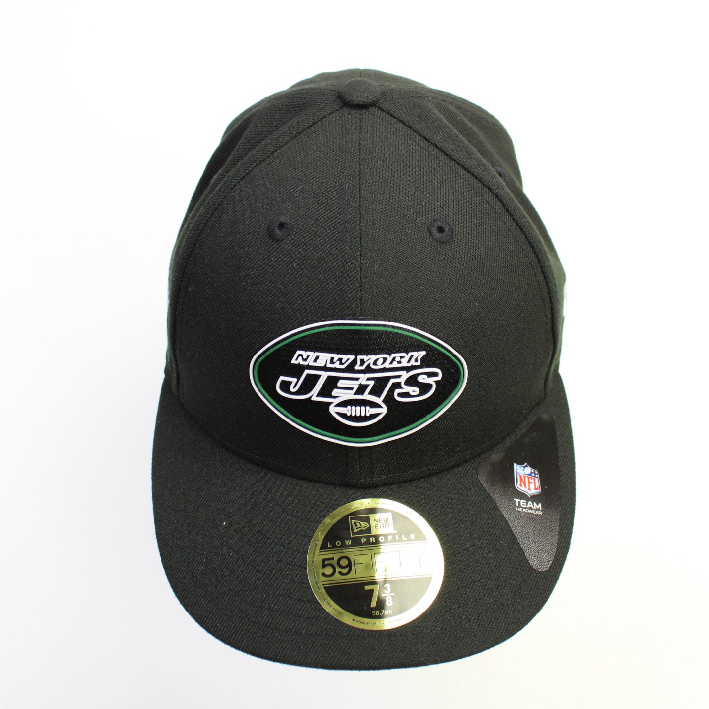 New York Jets New Era NFL Team Basic 59FIFTY Fitted Hat - Black