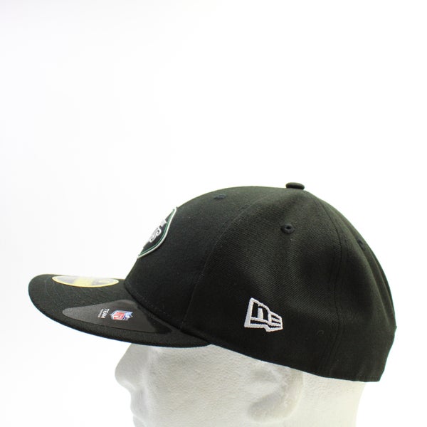 New York Jets New Era 59fifty Fitted Hat Unisex Black New 8 1/8