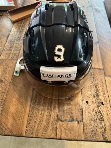 Bauer Pro Stock Re-Akt Helmet Medium Black White Loops