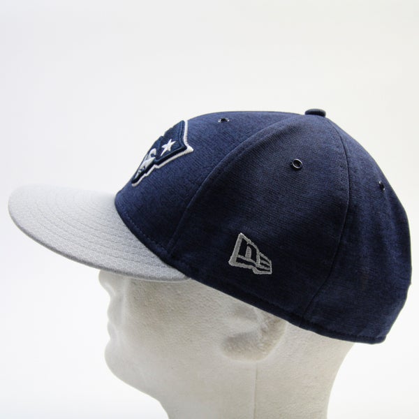 New England Patriots New Era 59fifty Fitted Hat Unisex Navy/Gray New 7-5/8