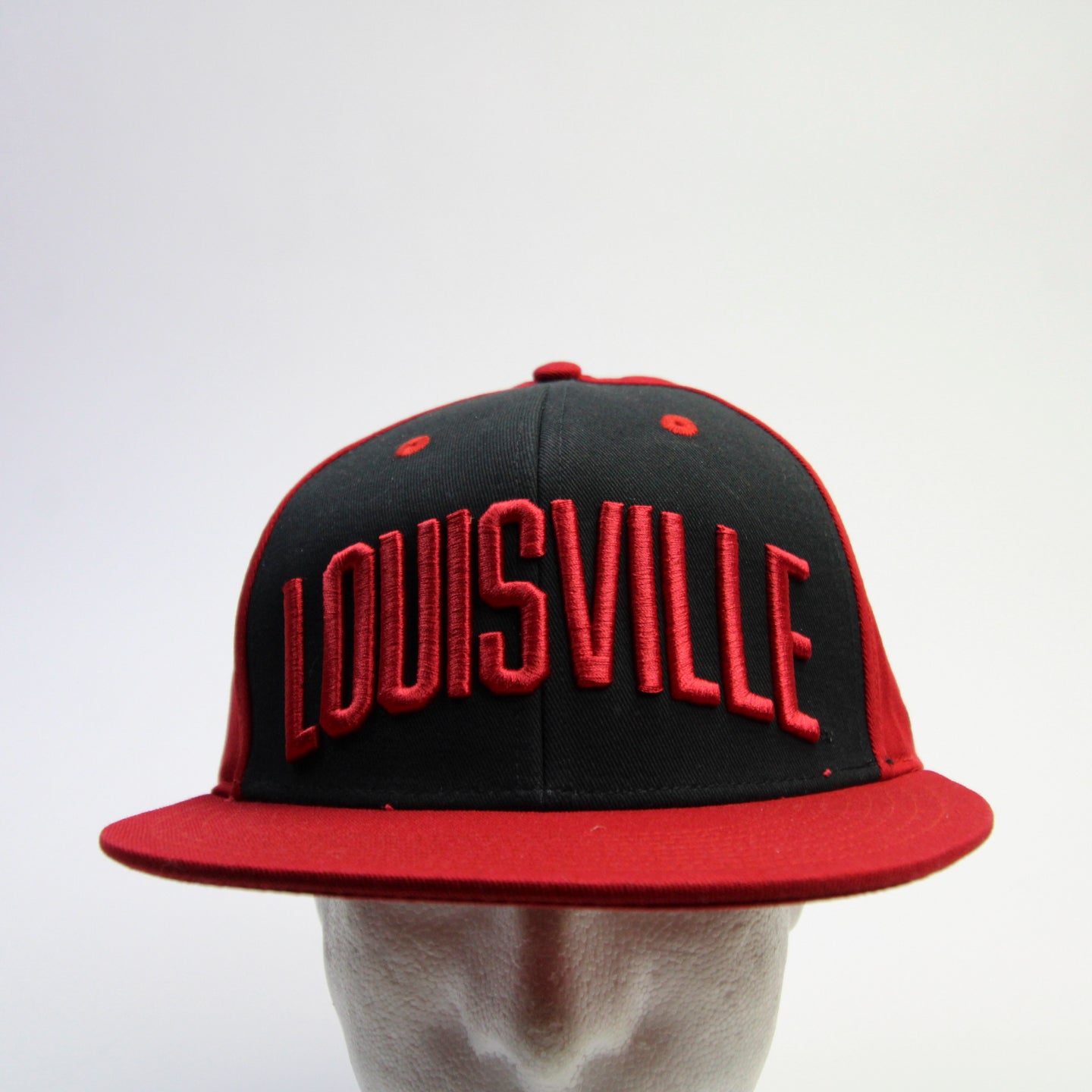 Louisville Cardinals adidas Skull Cap Unisex Gray/Black Used OSFM