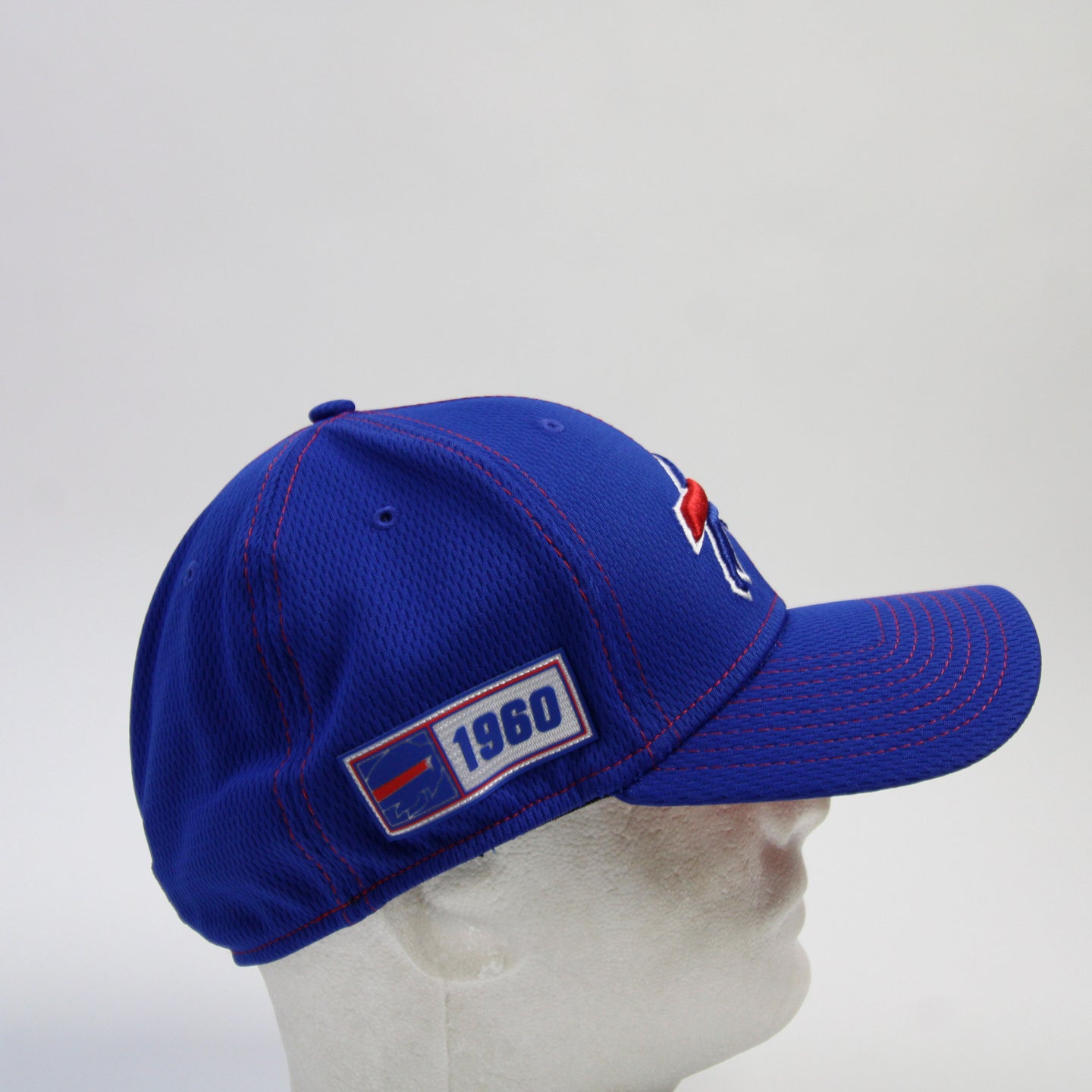 Buffalo Bills '47 Brand Royal Blue with Red Stretch Fit Game Time  Closer Hat