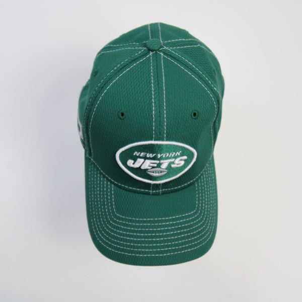 New York Jets New Era 39THIRTY Fitted Hat Unisex Dark Green/White used MD/LG