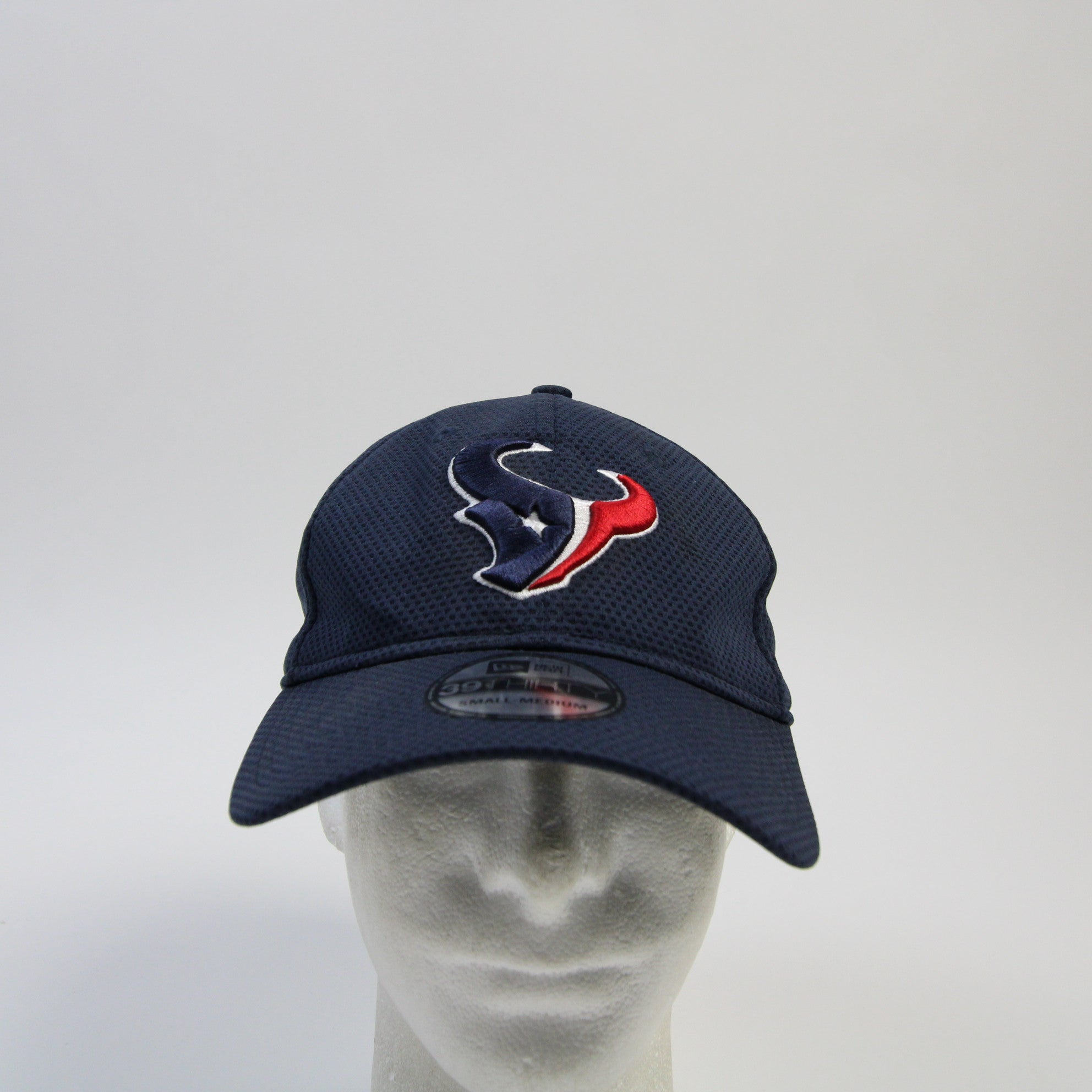 Houston Texans New Era Fitted Hat Unisex Light Gray/Heather used MD/LG 503 MD/LG