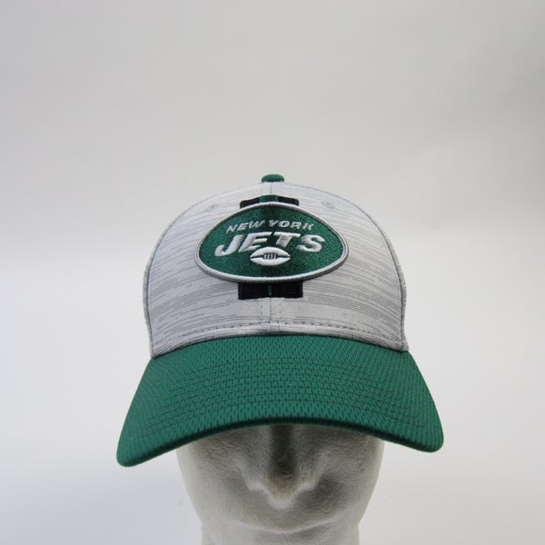 New York Jets New Era 39thirty Fitted Hat Unisex Gray/Green Used XS/SM