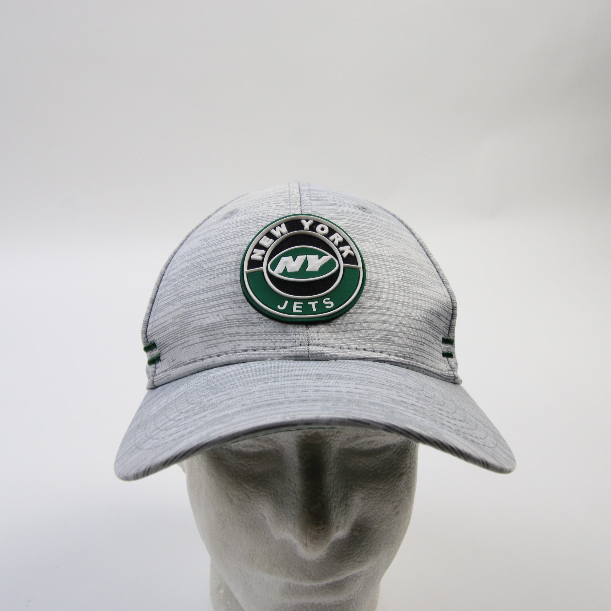 New York Jets New Era 39thirty Fitted Hat Unisex Light Gray