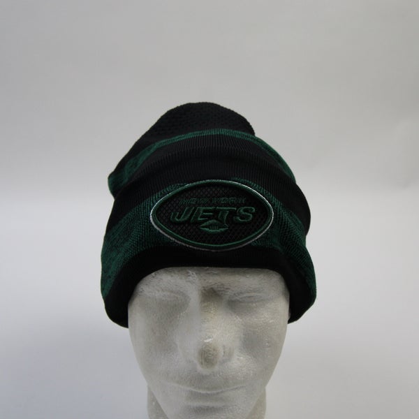 New York Jets New Era Winter Hat Unisex Dark Green/White Used OSFM