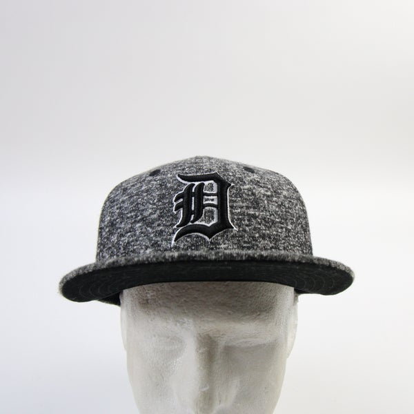Detroit Tigers ￼New Era Black White 59Fifty MLB Fitted Hat Size 7
