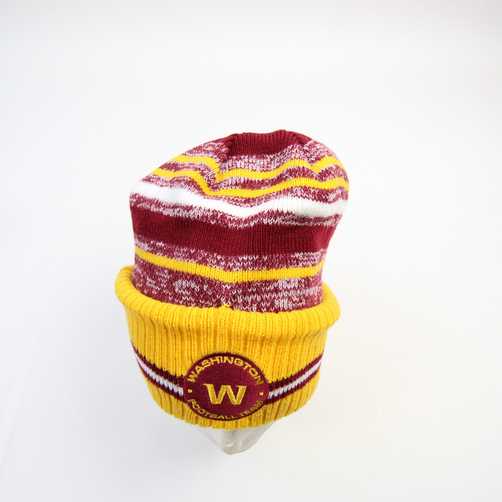 Washington Commanders New Era Winter Hat Unisex Burgundy/Gold Used