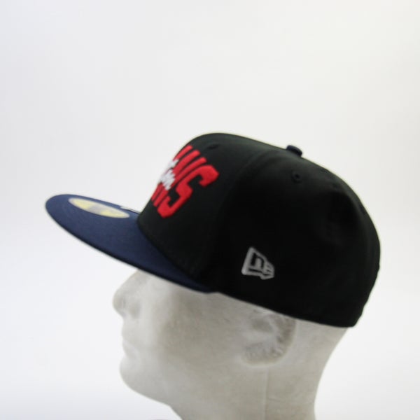 Houston Texans New Era 59FIFTY Fitted Hat Unisex Navy/Black used 7-3/8