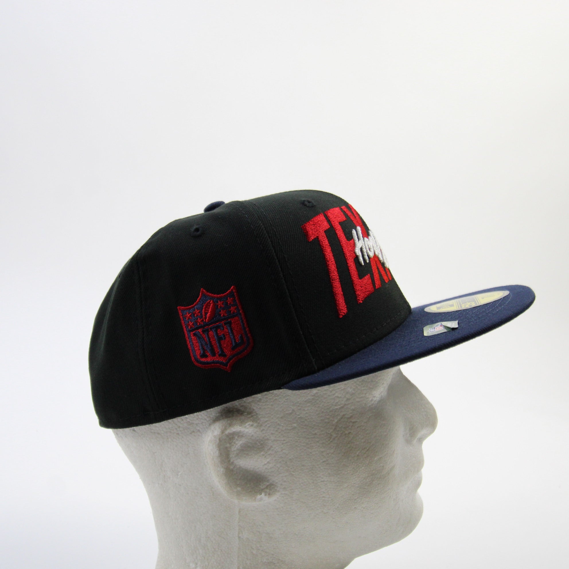 Houston Texans USA WAVING-FLAG Navy Fitted Hat by New Era