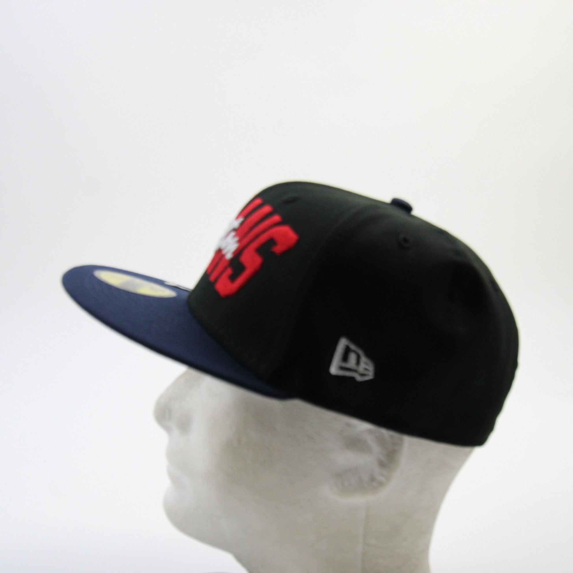 New Era Men's Houston Texans Logo Navy 59Fifty Fitted Hat