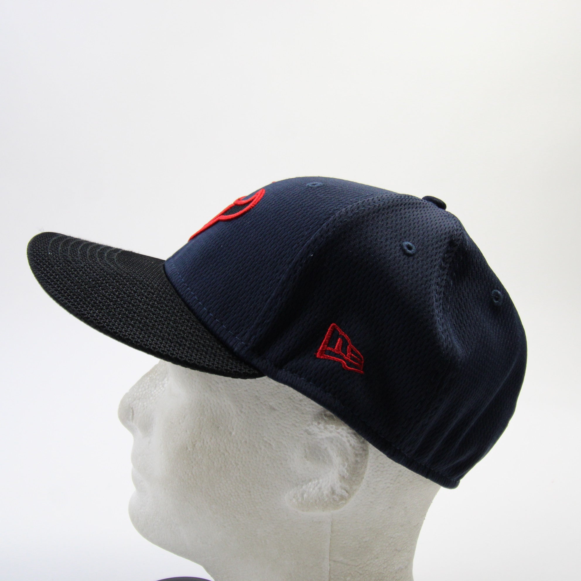 Houston Texans New Era 59FIFTY Fitted Hat Unisex Navy/Black used 7-1/2 7-3/8