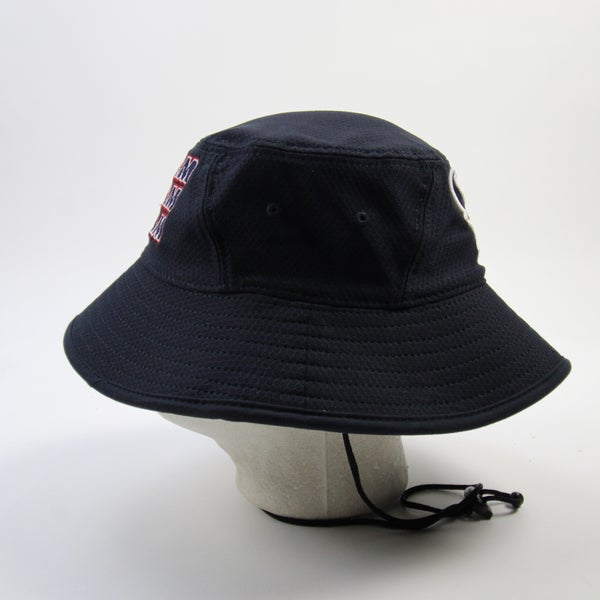 Men's New Era Navy Houston Texans Logo Bucket Hat