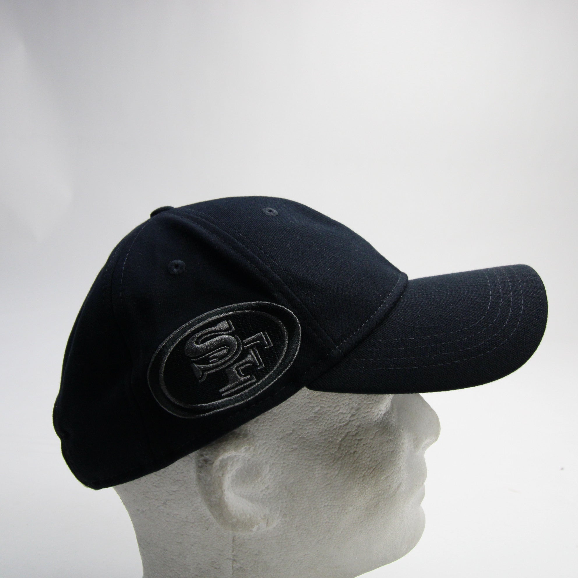 New Era San Francisco 49ers black cream baseball hat adjustable OS unisex -  $11 - From Pinkiosk