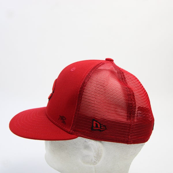 New Era Black Red San Francisco 49ers Shanahan square trucker