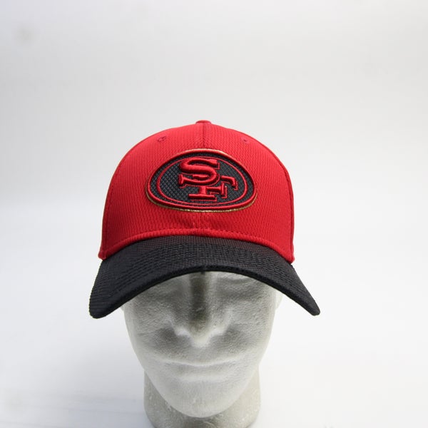San Francisco 49ers New Era 39thirty Fitted Hat Unisex Red/Black Used LG/XL