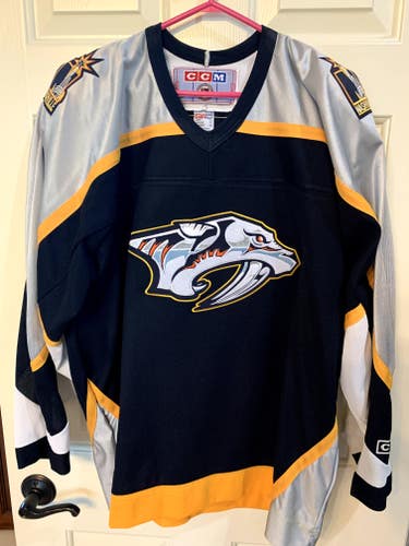 NHL Nashville Predators Inaugural Season Jersey