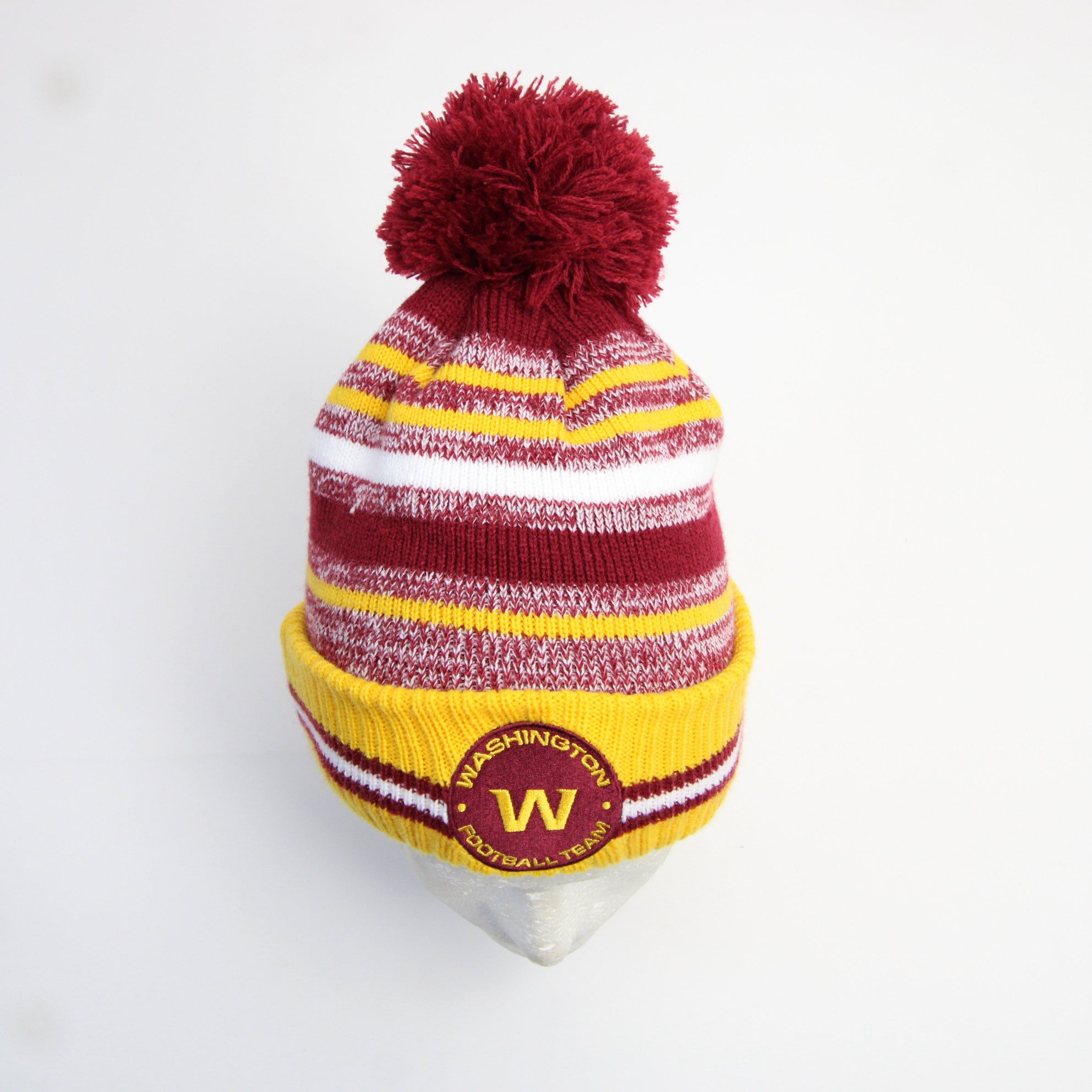 Washington Football Team New Era Winter Hat Unisex Gold/Maroon used OSFM