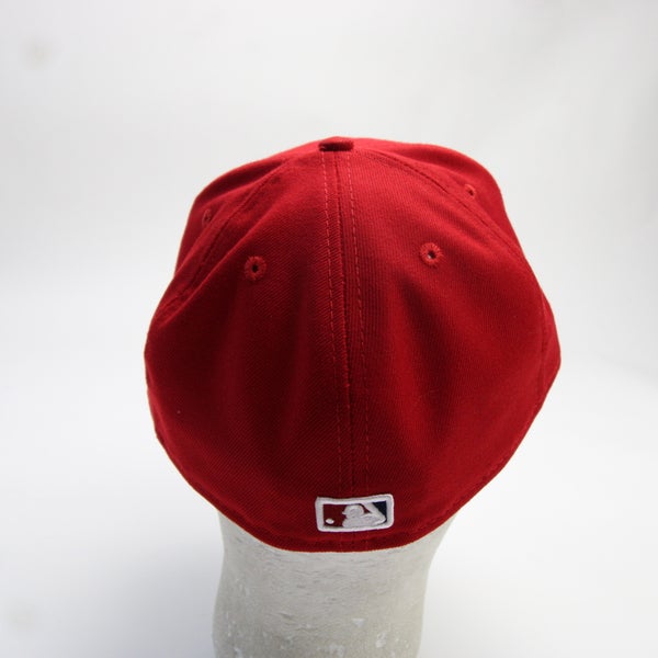 Washington Nationals New Era 59fifty Fitted Hat Men's Red Used 7-1/2