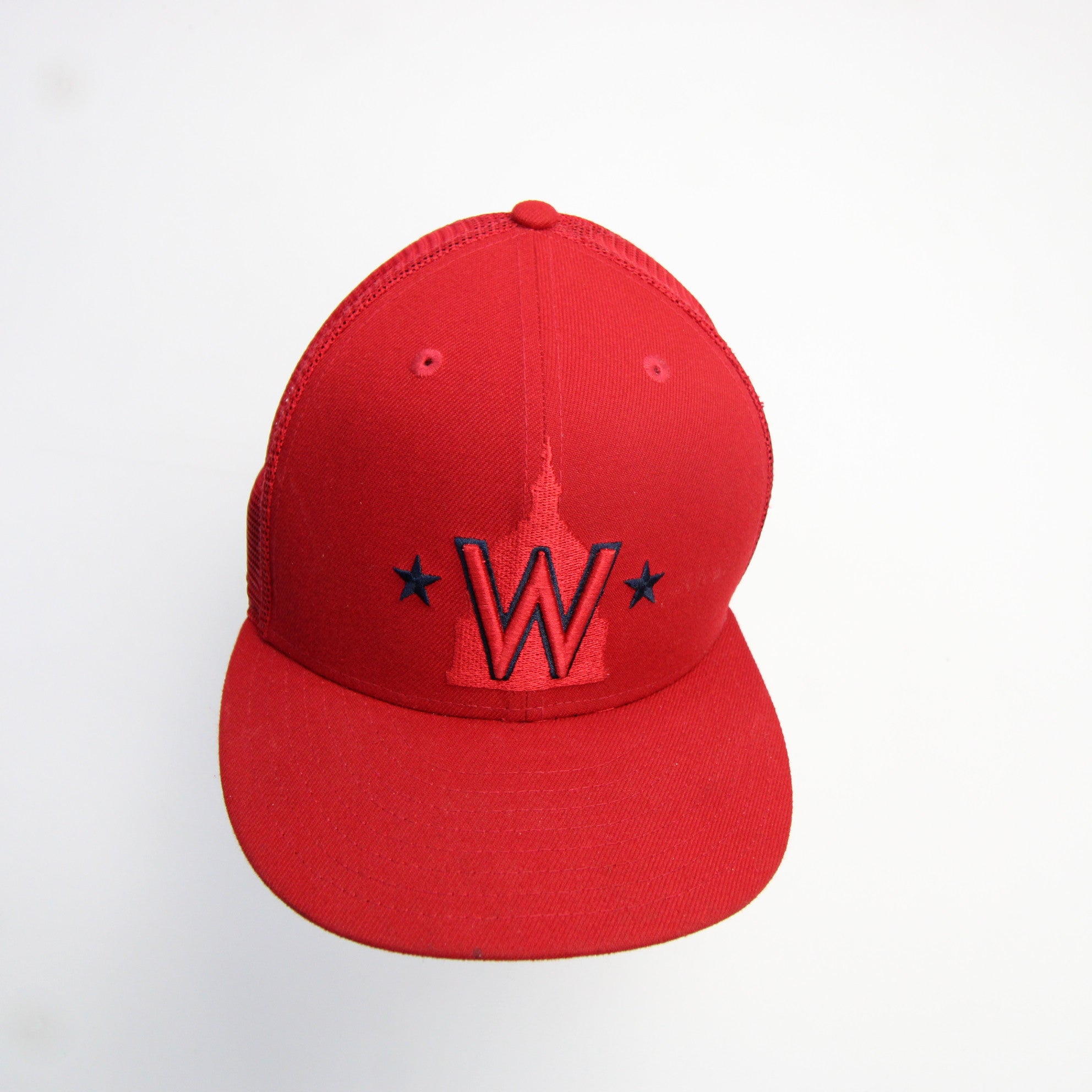 Washington Nationals Hat Baseball Cap Fitted 7 3/8 New Era Vintage Red MLB  Teyro