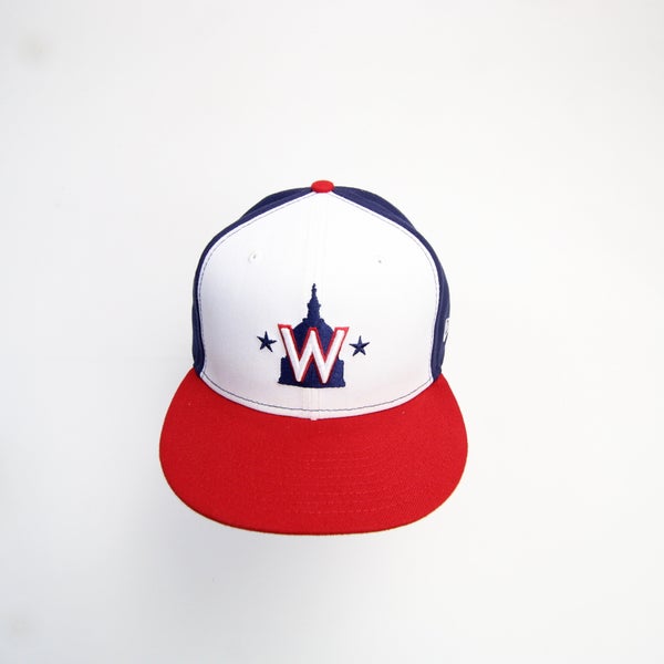 Washington Nationals New Era 59fifty Fitted Hat Men's Red Used 7-1