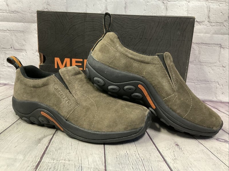 Merrell Jungle Moc Mens Shoes Size 8 Black Brown Comfortable New