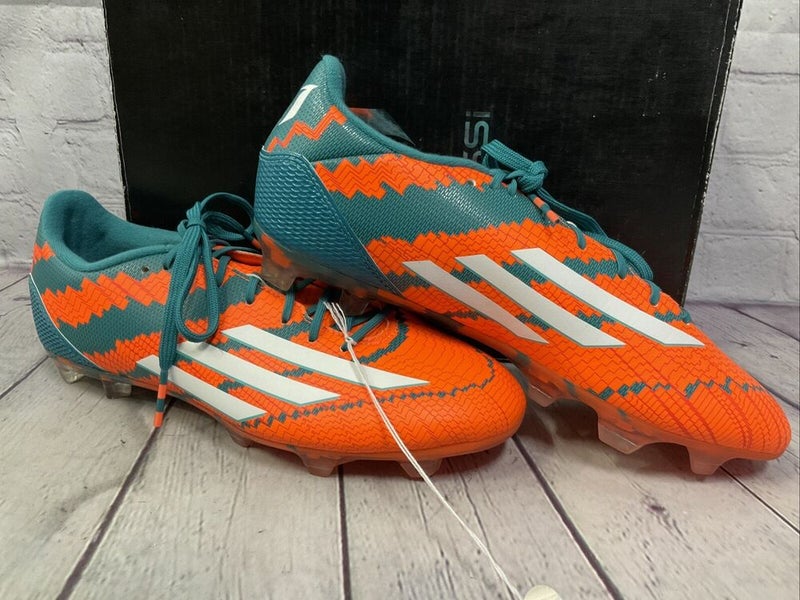 mastermind Insister Alvorlig Adidas Messi 10.2 FG Mens Soccer Cleats Size 6.5 Orange Blue New With Box |  SidelineSwap