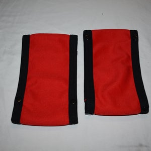 CCM Official Hockey Referee Snap-On Arm Bands, Red/Black, Senior Small