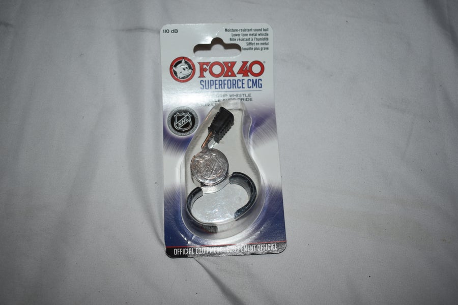 NEW - Fox 40 Superforce Official NHL Hockey Referee Whistle w/Finger Grip