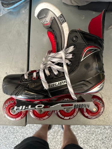 Used Bauer Regular Width Size 9 Vapor XR500 Inline Skates
