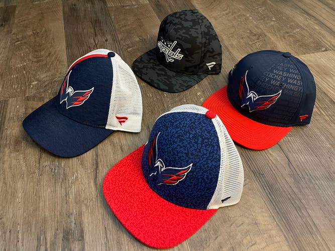 Washington Capitals Fanatics Hats SnapBack Trucker Assorted Amount