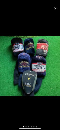 Callaway big Bertha Soleplate head covers Only (bundle of 2 covers)